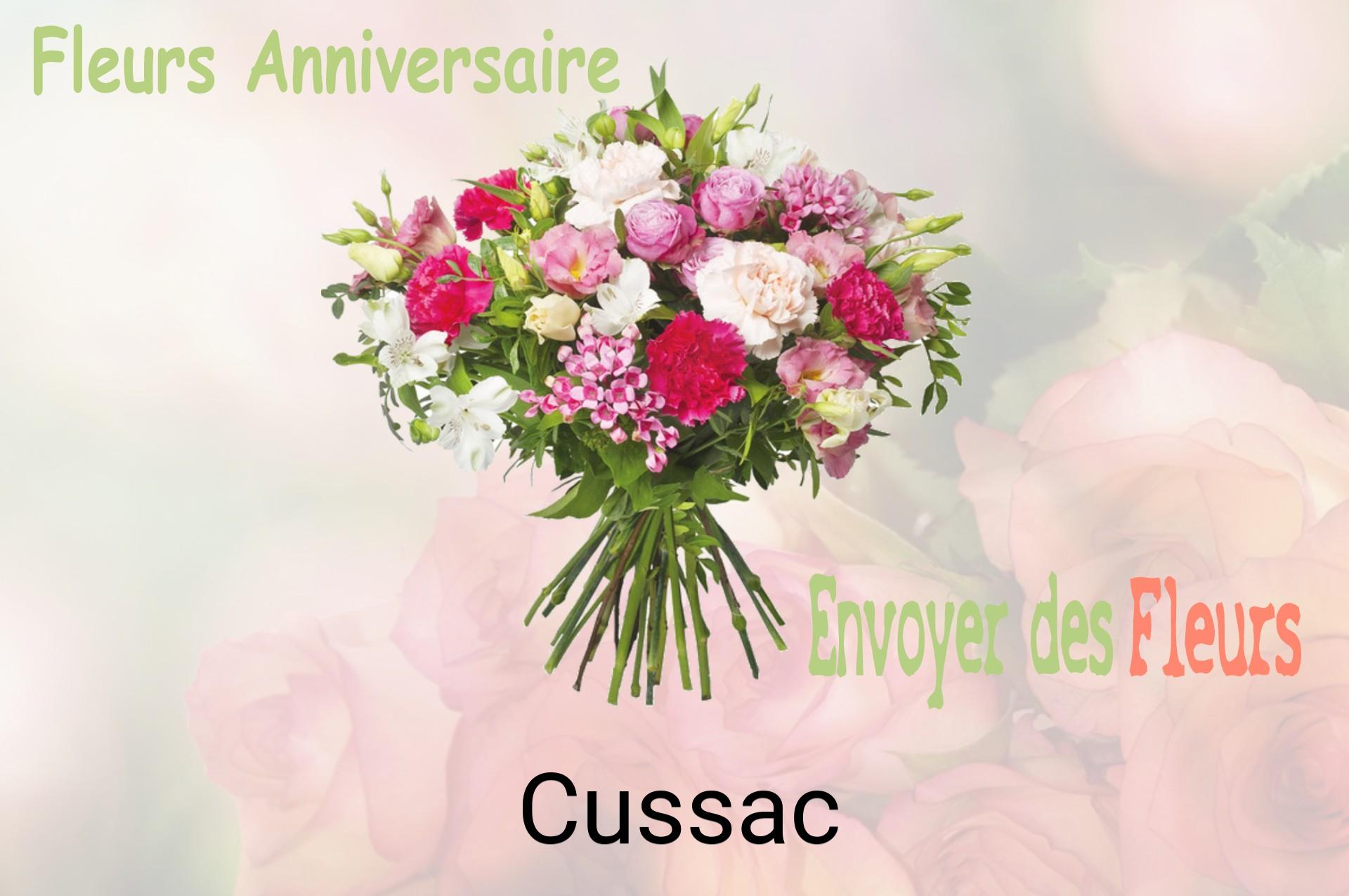 Bouquet de fleurs d’anniversaire livré à Cussac